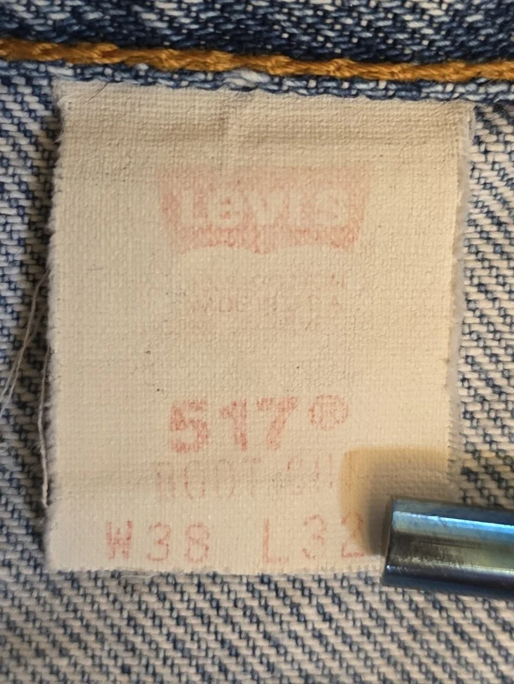 🔥🔥Vintage 90s made in USA Levi's 517 blue jeans🔥🔥 Size 36W X 32L Made in USA